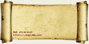 Veroljupka Dancer vizit kartica